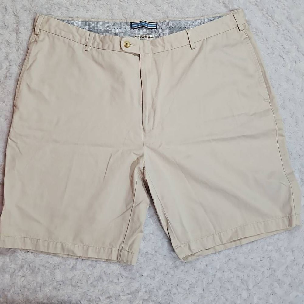 Peter Millar Golf Khaki Shorts Size 40